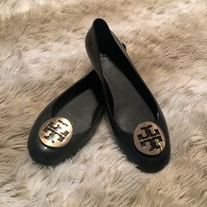 Tory Burch Black Reva Jelly Flats 9